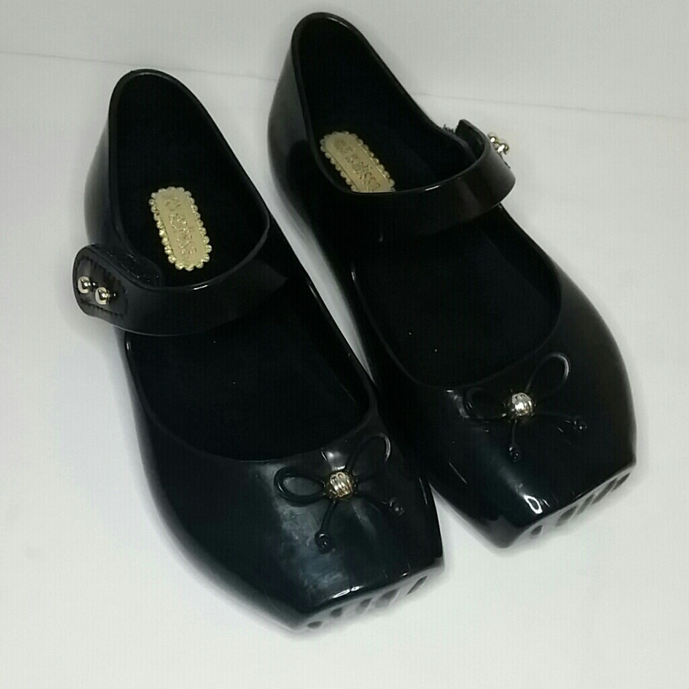 NEW Mini Melissa Black Mary Jane Jellys